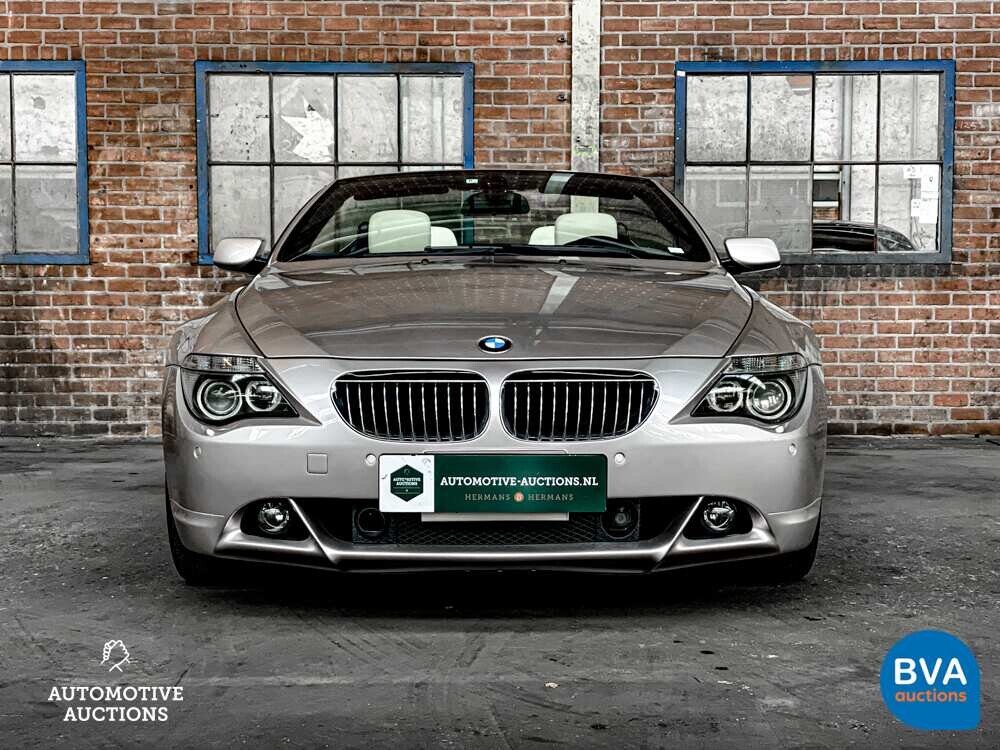 BMW 650i High Executive E64 4.8 367pk 2006 Cabriolet 6-series -Youngtimer-.