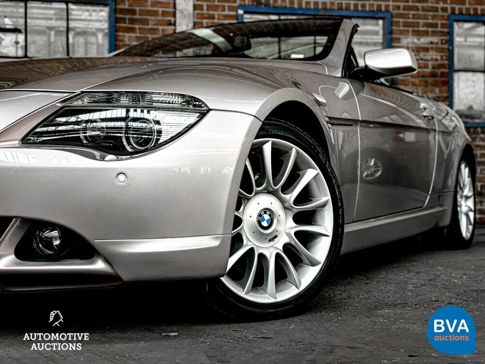BMW 650i High Executive E64 4.8 367pk 2006 Cabriolet 6-series -Youngtimer-.