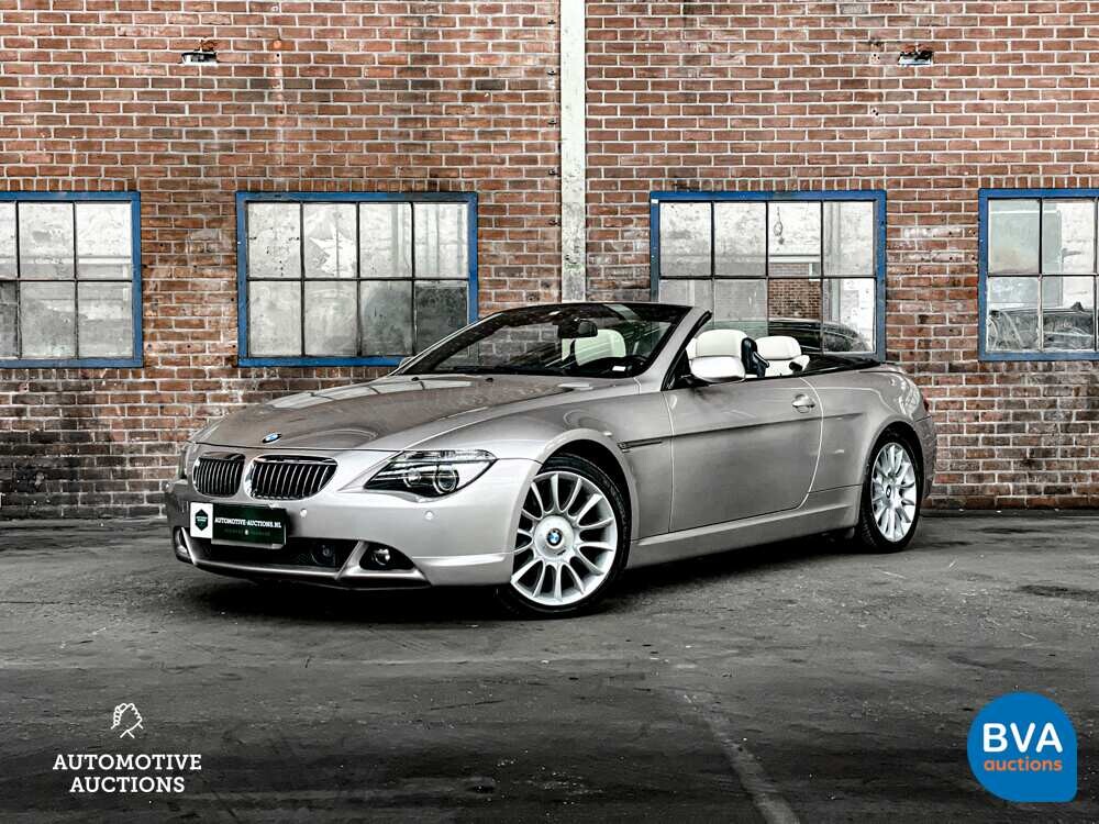 BMW 650i High Executive E64 4.8 367pk 2006 Cabriolet 6-series -Youngtimer-.
