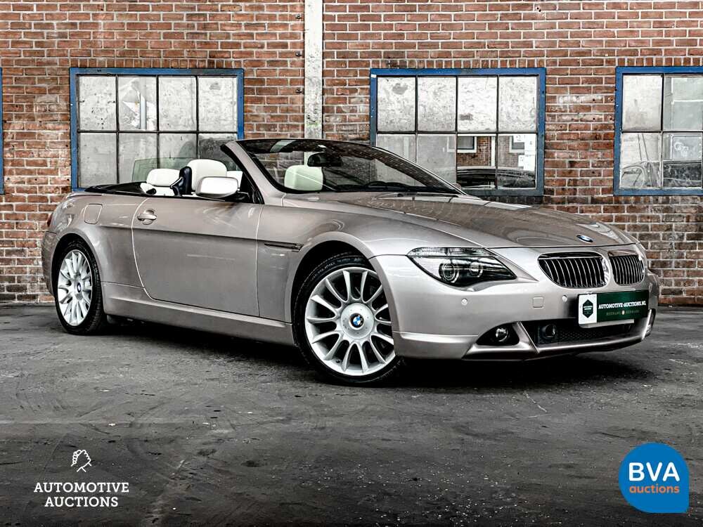 BMW 650i High Executive E64 4.8 367pk 2006 Cabriolet 6-series -Youngtimer-.