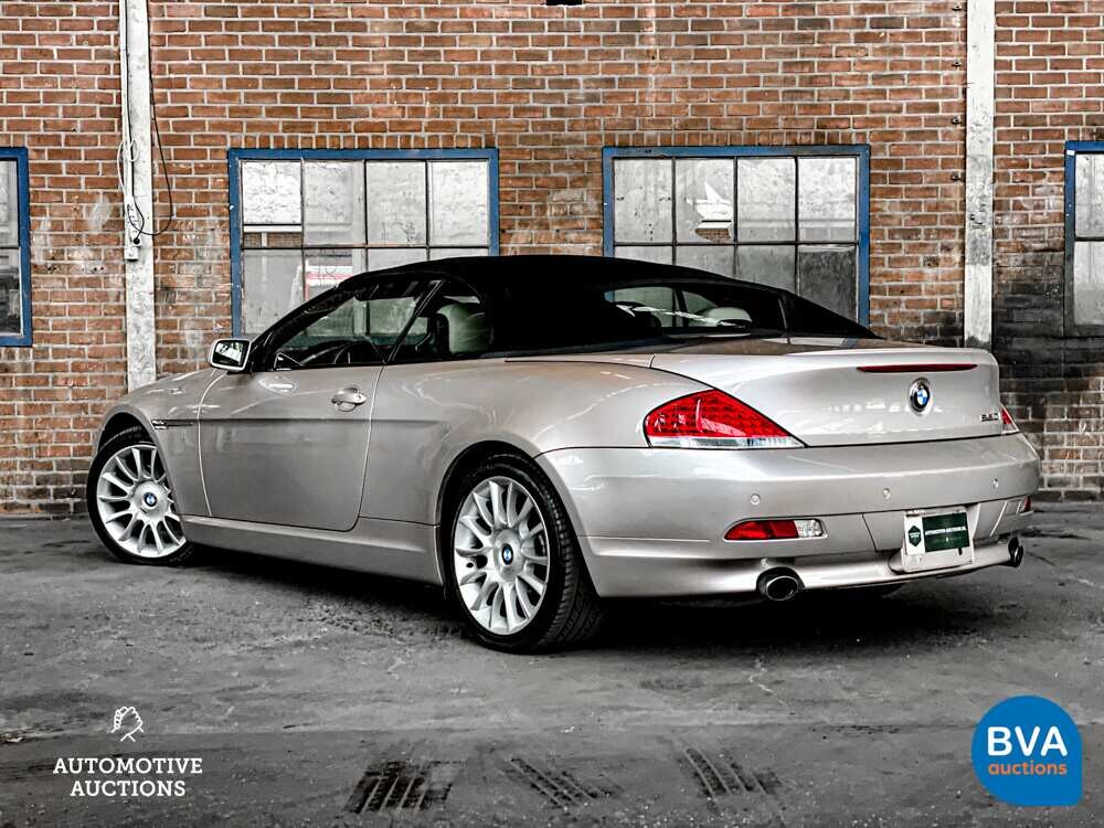 BMW 650i High Executive E64 4.8 367pk 2006 Cabriolet 6-series -Youngtimer-.