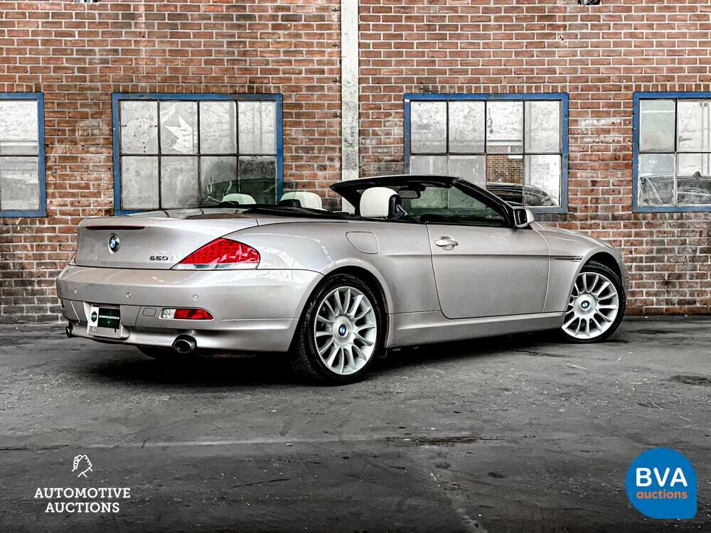 BMW 650i High Executive E64 4.8 367pk 2006 Cabriolet 6-series -Youngtimer-.