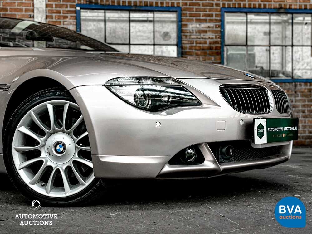 BMW 650i High Executive E64 4.8 367pk 2006 Cabriolet 6-series -Youngtimer-.