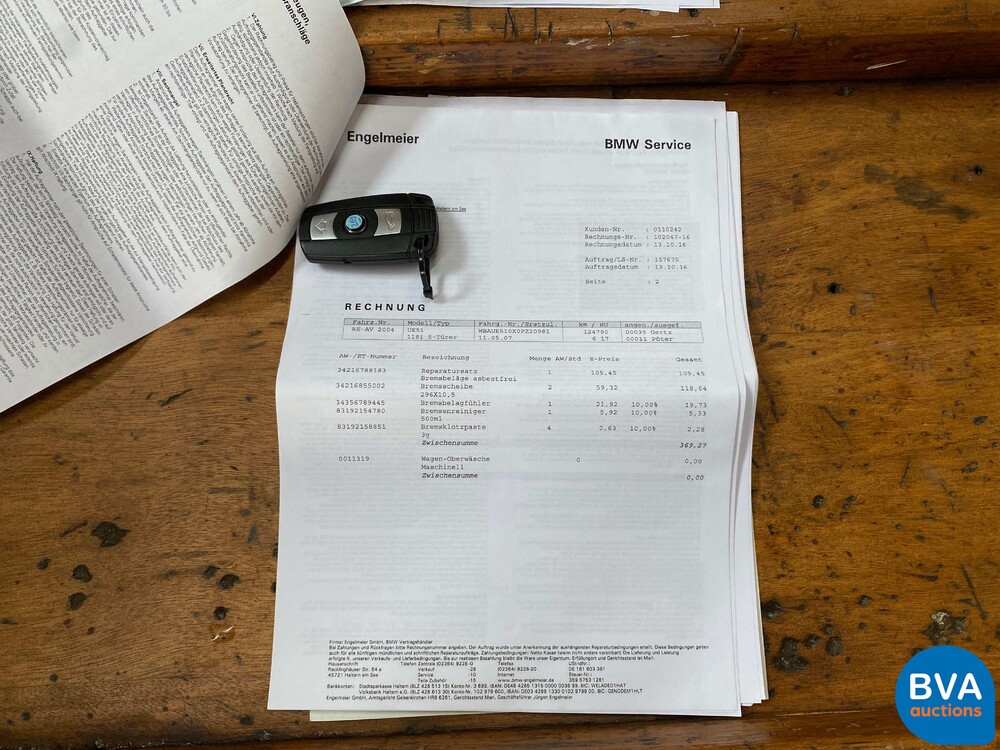 BMW 118i M Sport E87 2.0 143 PS 2007 1er Serie, K-363-RG.