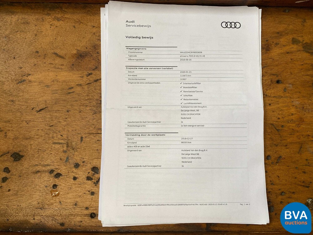 Audi A6 Allroad 3.0 BiTDI QUATTRO 320PS 2016, RX-863-S.