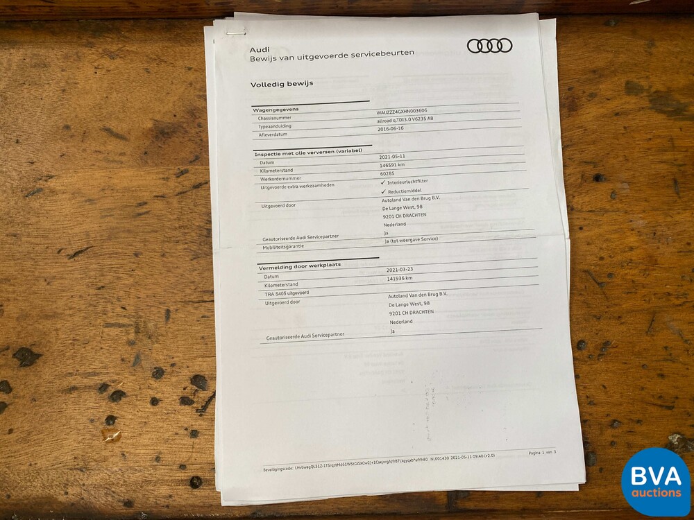 Audi A6 Allroad 3.0 BiTDI QUATTRO 320PS 2016, RX-863-S.