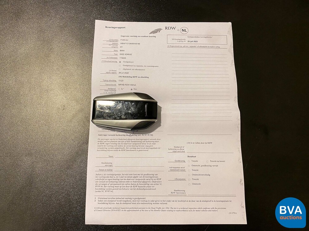 BMW 840d xDrive High Executive Cabriolet 320pk 2019 8-serie, P-903-ZJ