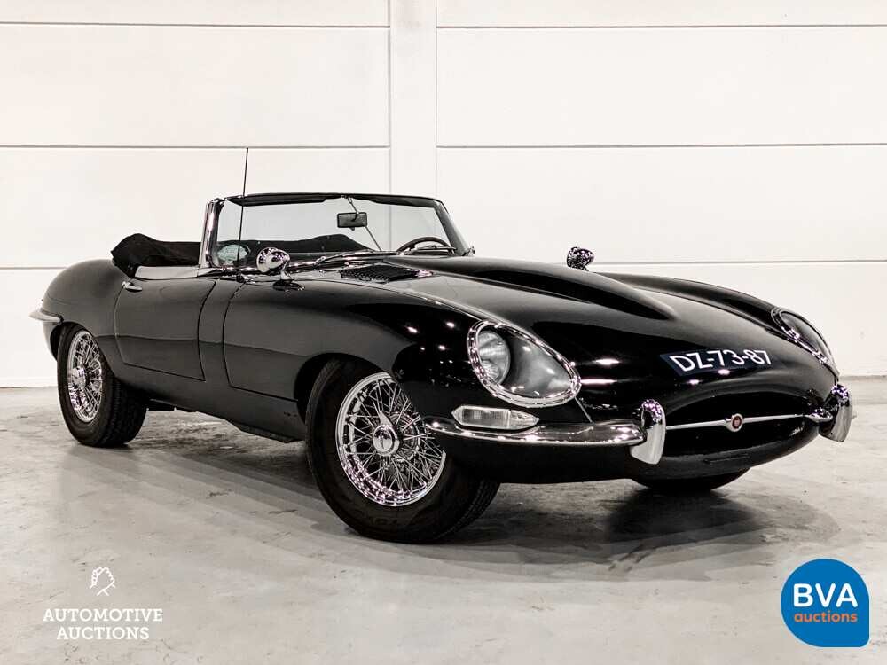 Jaguar E-Type Serie 1 OTS 4.2 Reihensechszylinder-Cabriolet 1967, DZ-73-87.