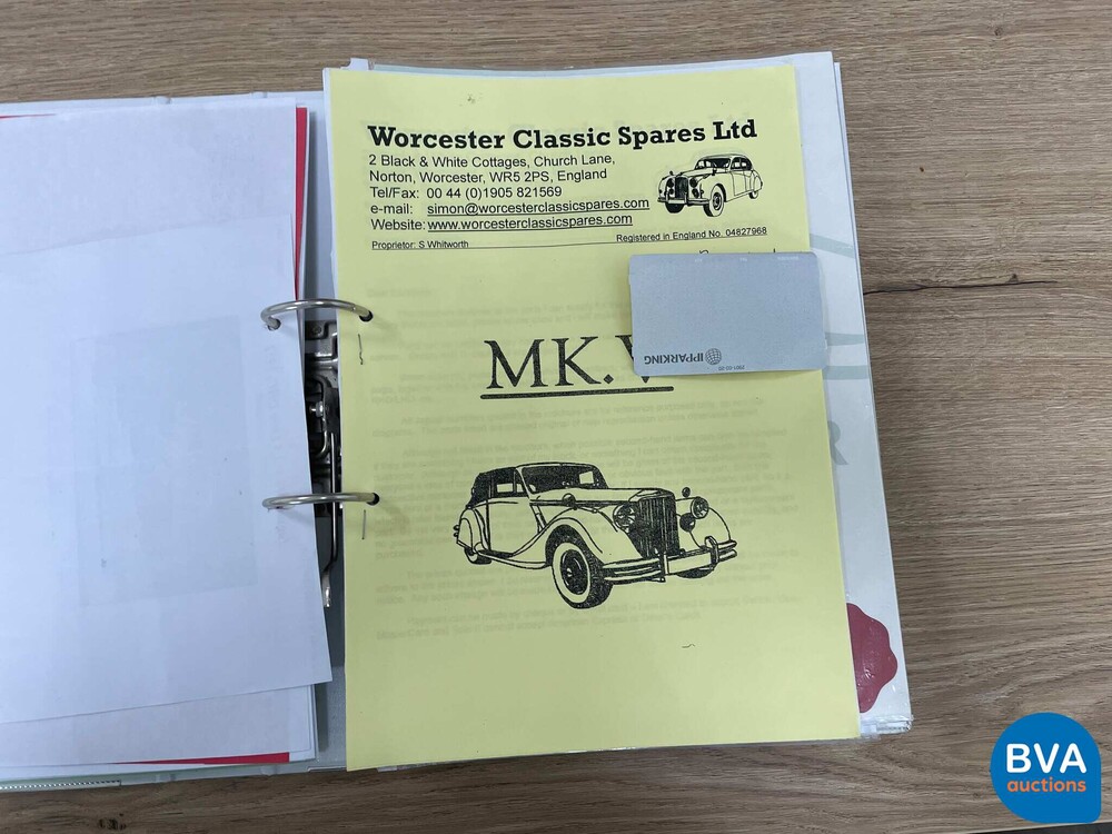 Jaguar Mark V DHC 170pk 1951, AM-72-75