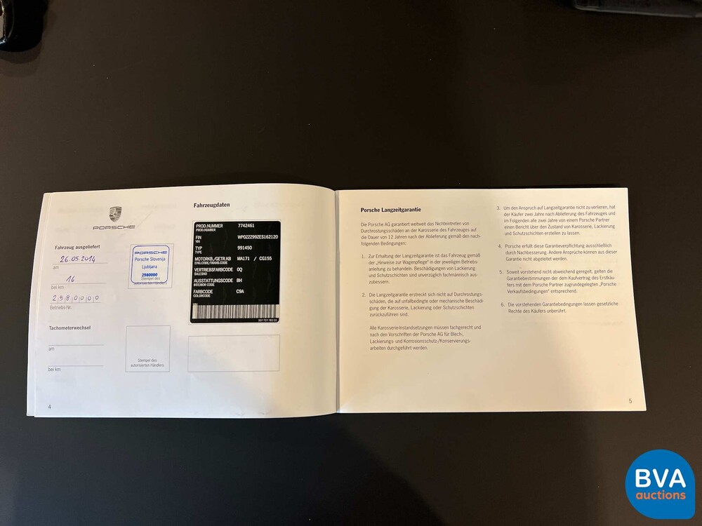 Porsche 911 Turbo S 991 SportChrono 560pk 2014