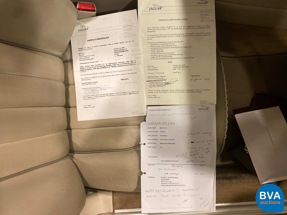 Daimler SIX LWB4.0 241PS 1997 -Org. NL-, RB-TL-96.