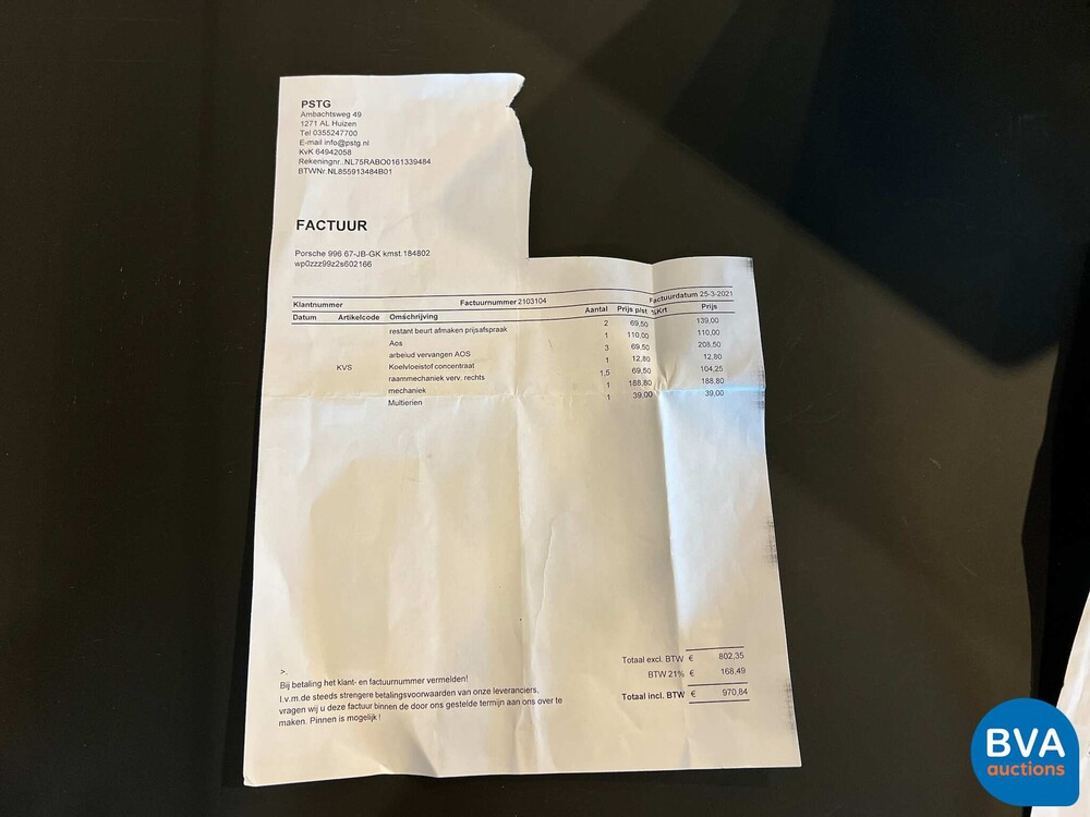 Porsche 911 3.6 Carrera 996 Coupé MK2 320pk 2002 GT3 -MANUAL- ORG-NL, 67-JB-GK