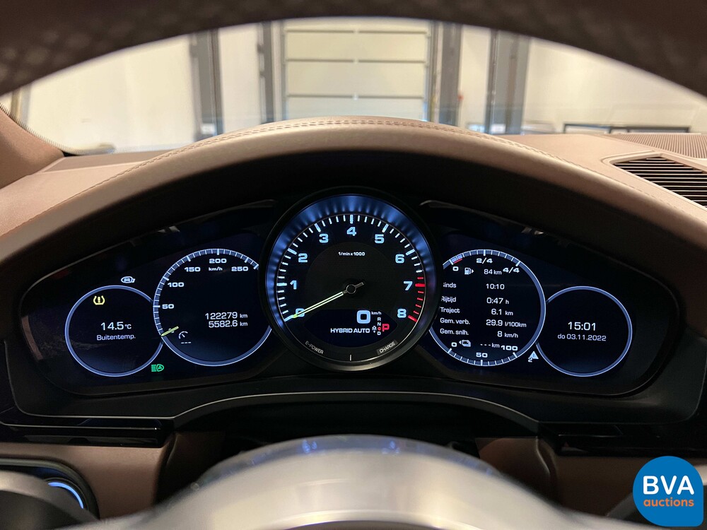 Porsche Cayenne E-Hybrid 3.0 V6 -NW MODEL- 462pk 2018 SportChrono -Org. NL-, TL-795-R