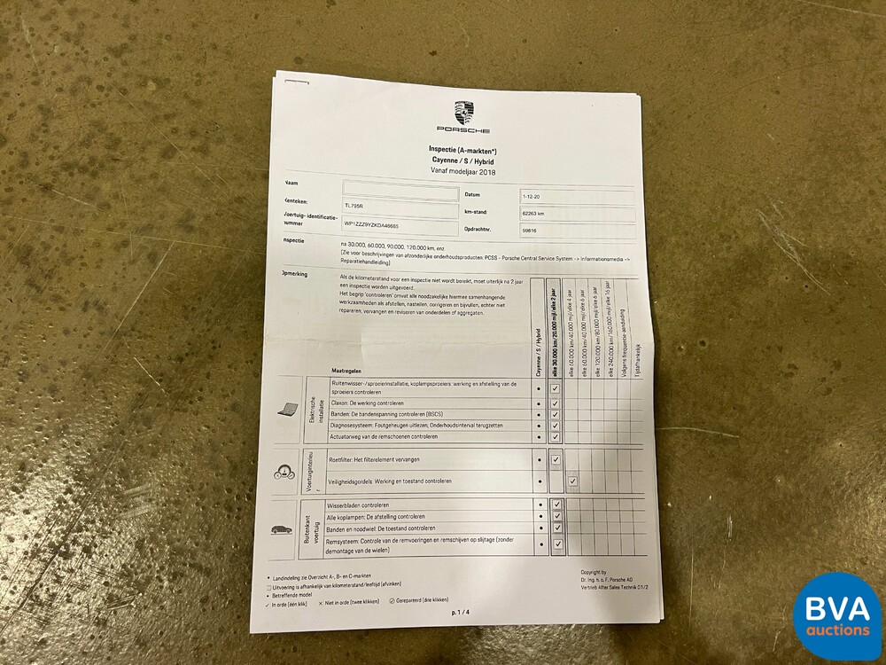 Porsche Cayenne E-Hybrid 3.0 V6 -NW MODEL- 462pk 2018 SportChrono -Org. NL-, TL-795-R