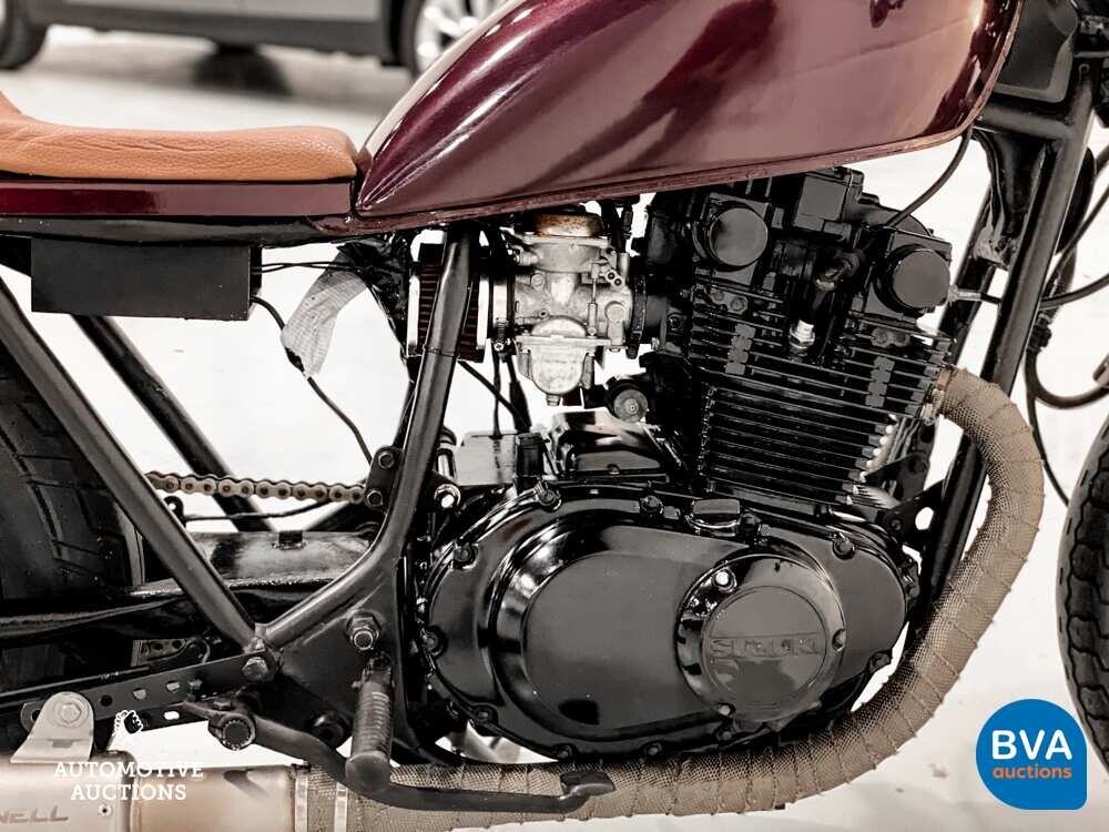 Suzuki GS450 Caferacer 1989, -Org. NL-, MJ-94-BT