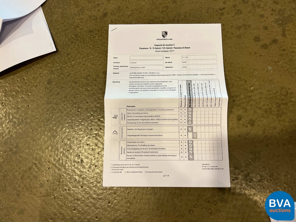 Porsche Panamera Sport Turismo E-Hybrid 4 2.9 V6 SportChrono 462pk 2018, H-359-BT