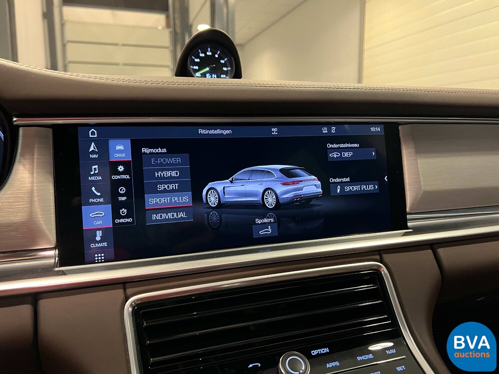 Porsche Panamera Sport Turismo E-Hybrid 4 2.9 V6 SportChrono 462pk 2018, H-359-BT