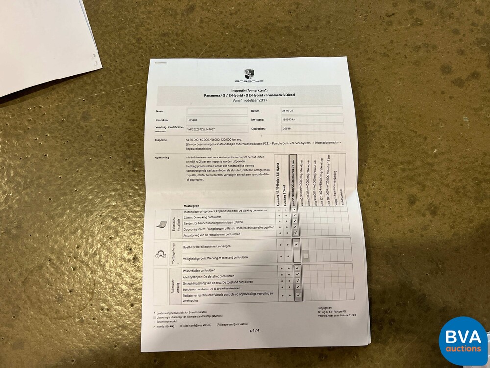 Porsche Panamera Sport Turismo E-Hybrid 4 2.9 V6 SportChrono 462pk 2018, H-359-BT