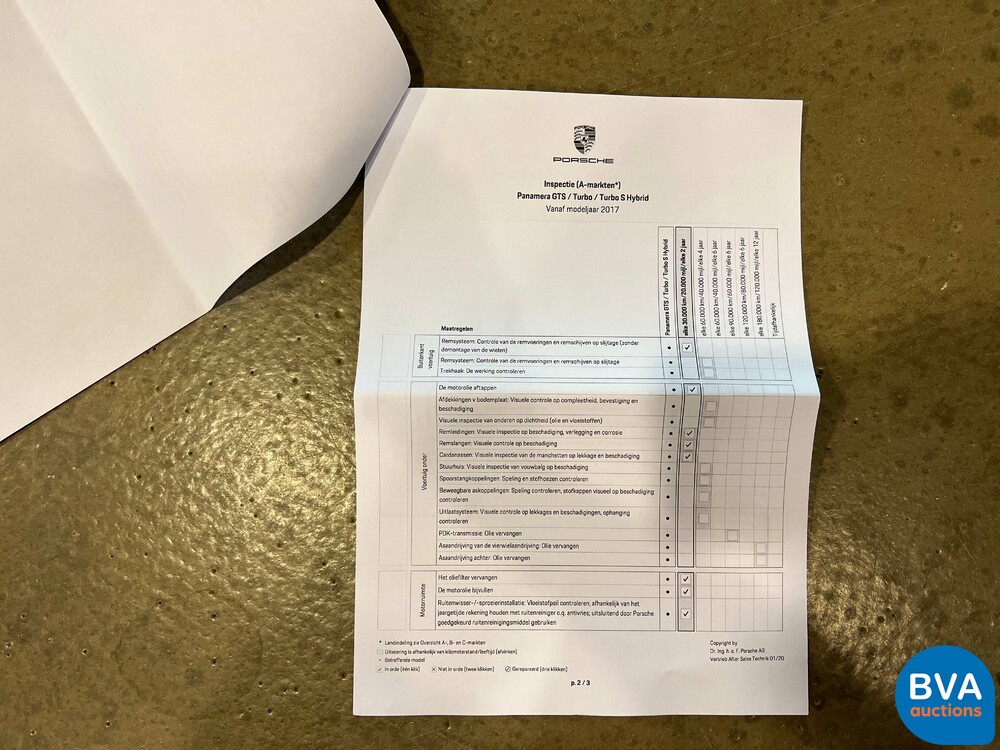 Porsche Panamera Sport Turismo E-Hybrid 4 2.9 V6 SportChrono 462pk 2018, H-359-BT