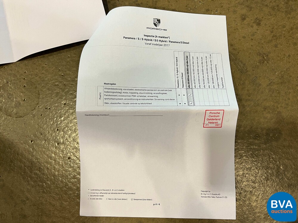 Porsche Panamera Sport Turismo E-Hybrid 4 2.9 V6 SportChrono 462pk 2018, H-359-BT