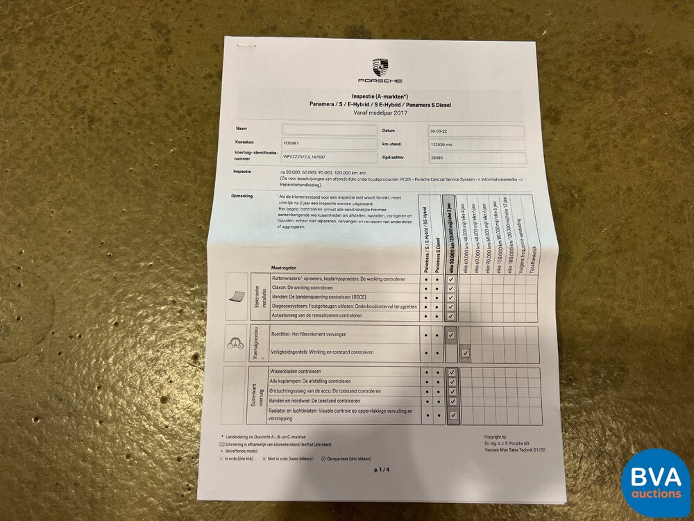 Porsche Panamera Sport Turismo E-Hybrid 4 2.9 V6 SportChrono 462pk 2018, H-359-BT