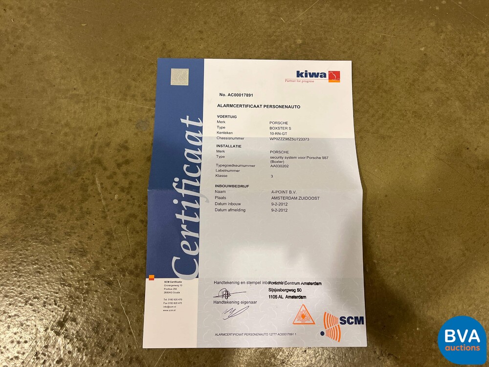 Porsche Boxster S 987 3.2 280PS 2005 -Org. NL-, 10-RN-GT.