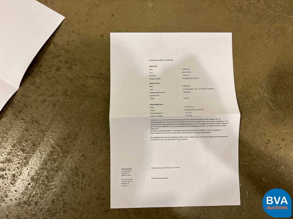 Porsche Boxster S 987 3.2 280PS 2005 -Org. NL-, 10-RN-GT.