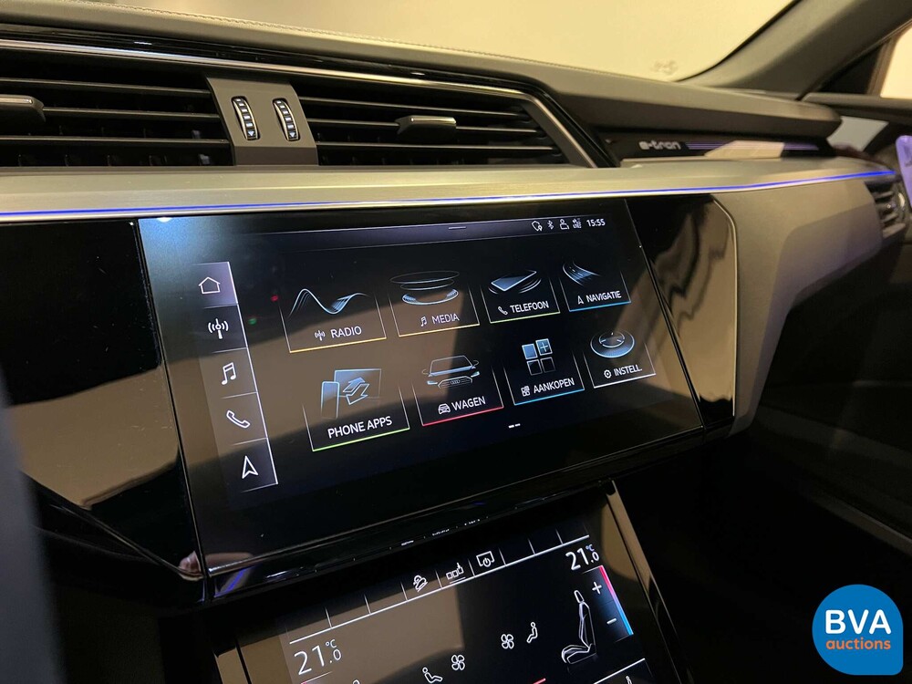 Audi e-tron 55 QUATTRO Advanced SPORT 95kWh 361pk 2018 -Org. NL-, XH-842-D