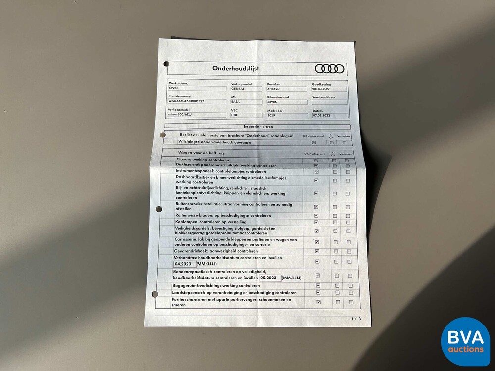 Audi e-tron 55 QUATTRO Advanced SPORT 95kWh 361pk 2018 -Org. NL-, XH-842-D