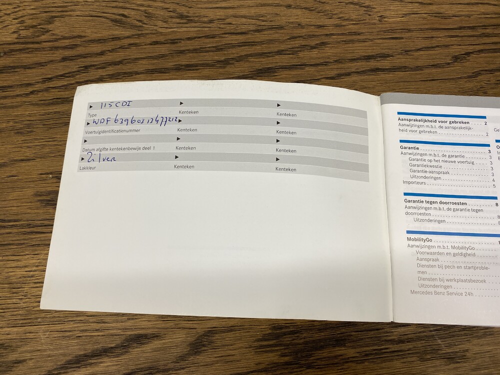 Mercedes-Benz Vito Rouwauto Transfer car 115 CDI 2009 Orig.NL, 7-VBB-29.