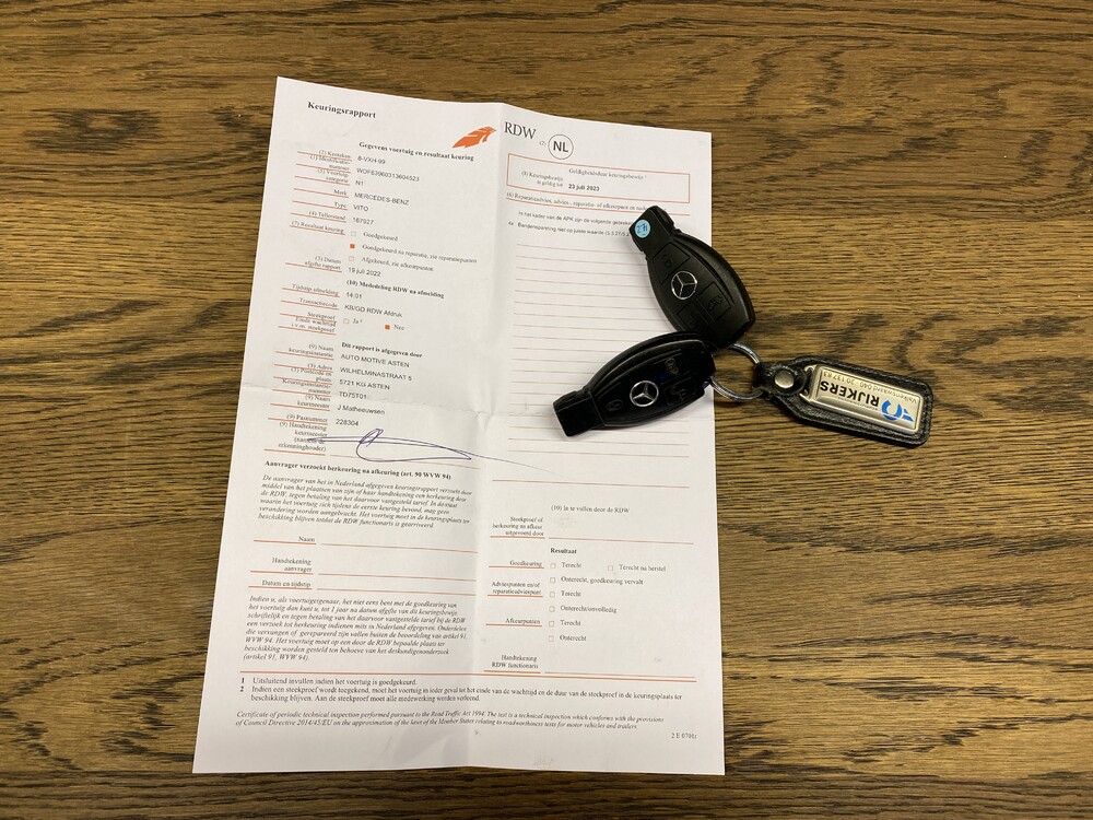 Mercedes-Benz Vito Rouwauto Transfer car 113 CDI 2012 Orig.NL, 8-VXH-99.