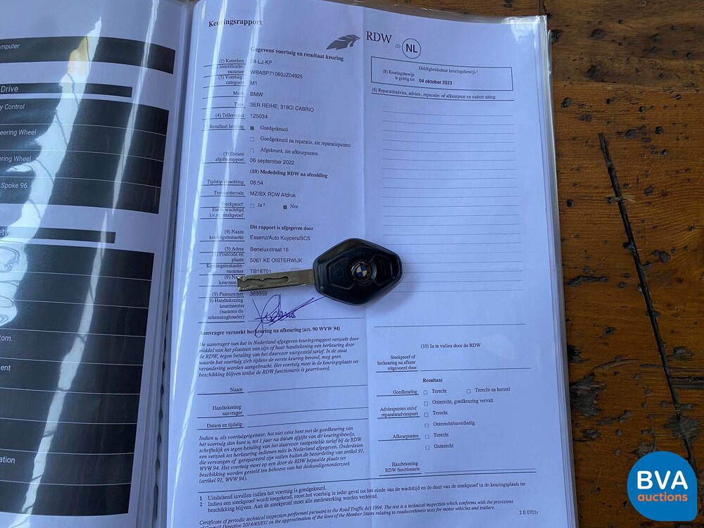 BMW 318Ci Executive 3-series Cabriolet 143hp 2003 -Org. NL-, 04-LJ-KP.