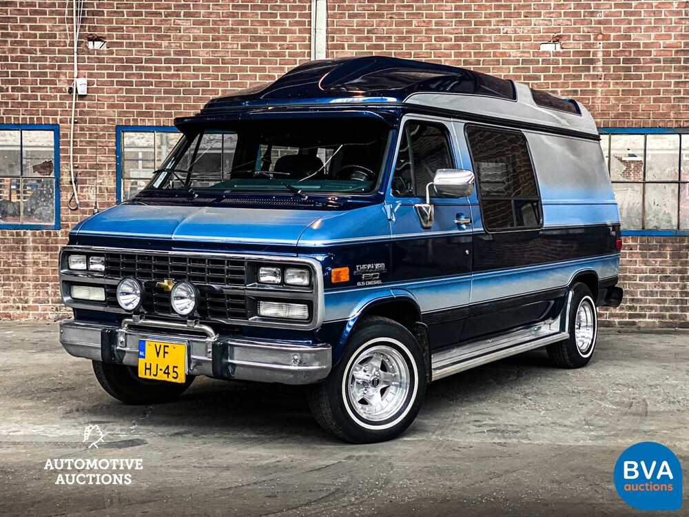 Chevrolet Chevy Van Globemaster 6.5 G20 148PS 1995 -Org. NL-, VF-HJ-45.