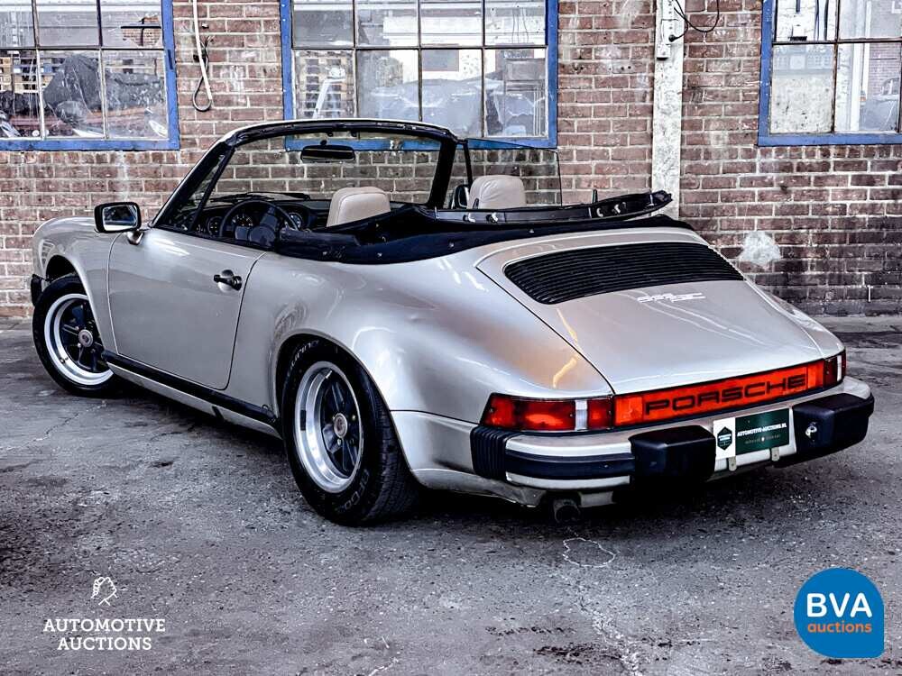 Porsche 911 SC3.0 Cabriolet 204 PS 1983.