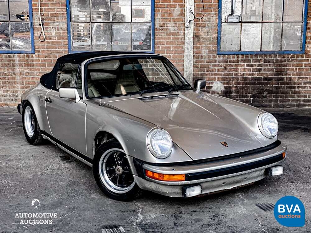 Porsche 911 SC3.0 Cabriolet 204 PS 1983.