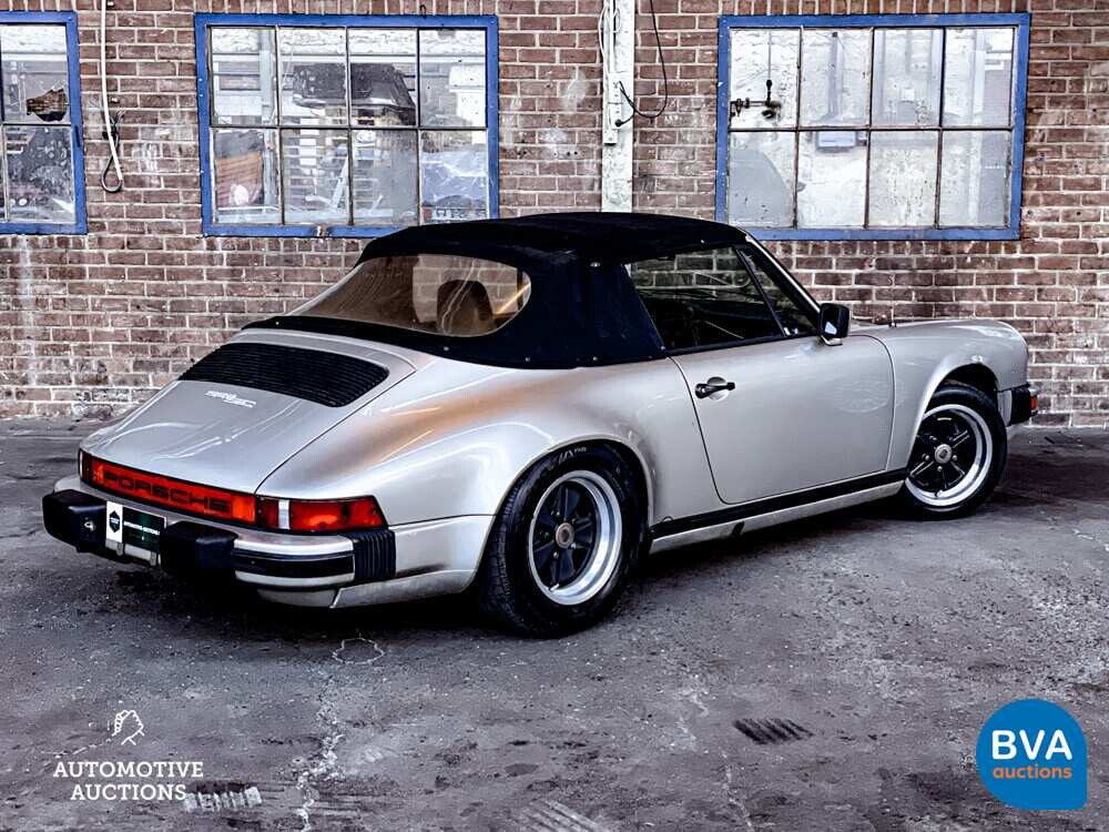 Porsche 911 SC3.0 Cabriolet 204 PS 1983.