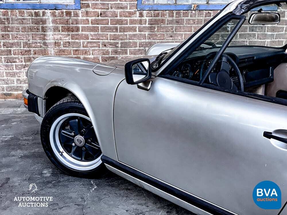 Porsche 911 SC3.0 Cabriolet 204 PS 1983.