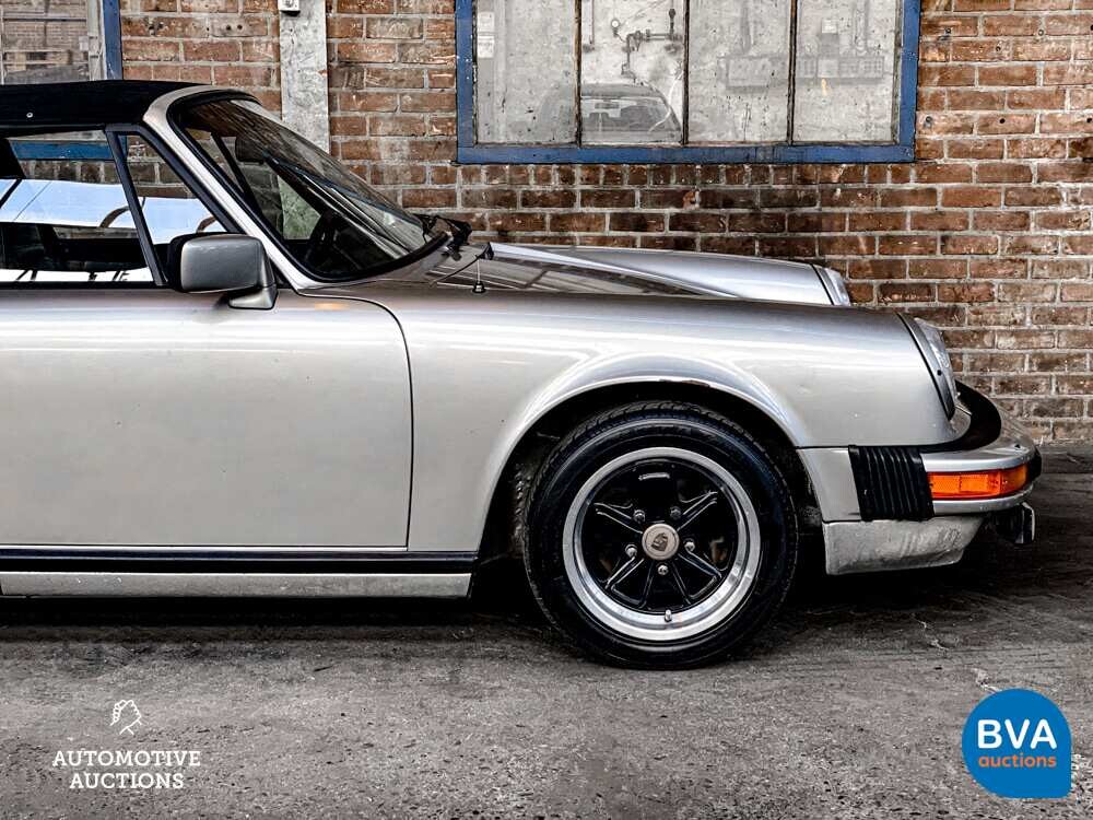 Porsche 911 SC3.0 Cabriolet 204 PS 1983.