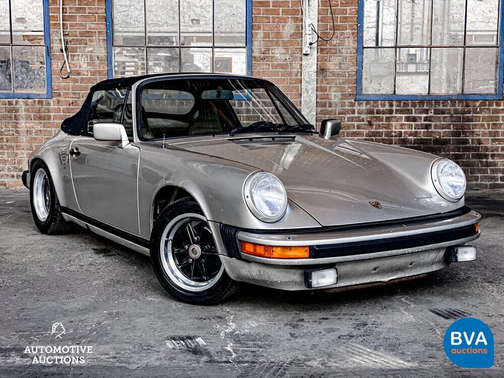 Porsche 911 SC3.0 Cabriolet 204 PS 1983.