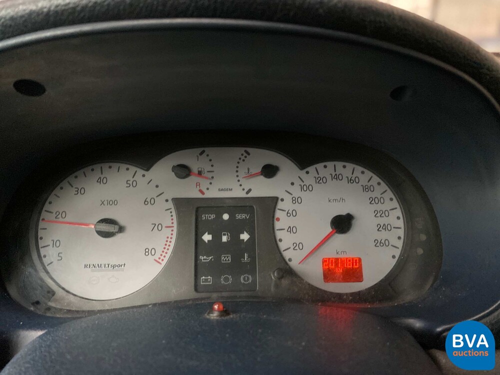 Renault ClioRS2.0 169PS 2000 -Org. NL-, 33-GB-HS.