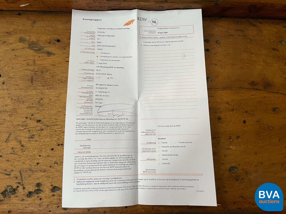 BMW 530e iPerfomance Executive 293pk 2018 5-serie, N-043-BV