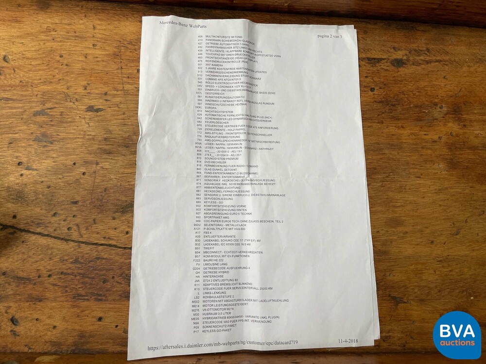 Mercedes-Benz S500 Lang Plug-In Hybrid Prestige Plus 2015 S-Klasse -Org. NL-, HR-522-J