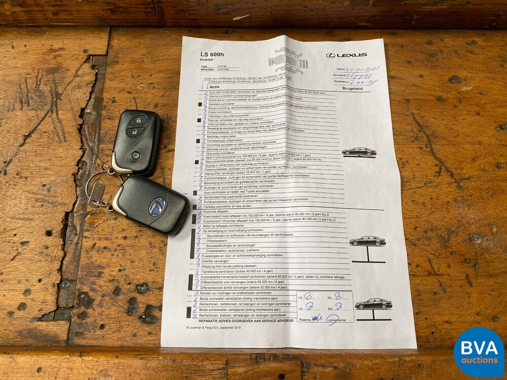 Lexus LS 600H 445PS 2007 Hybrid -Org. NL-, 07-XX-BP.