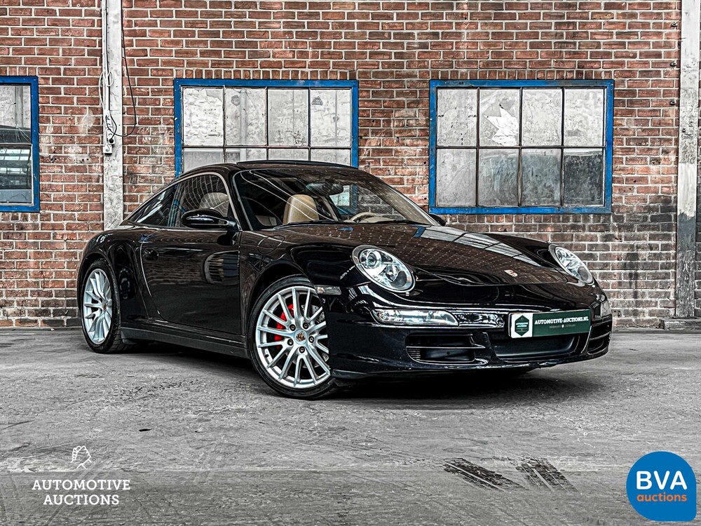 Porsche 911 Targa 4S 3.8 SportChrono 355PS 2007 -Org. NL-, 72-TZ-KK.
