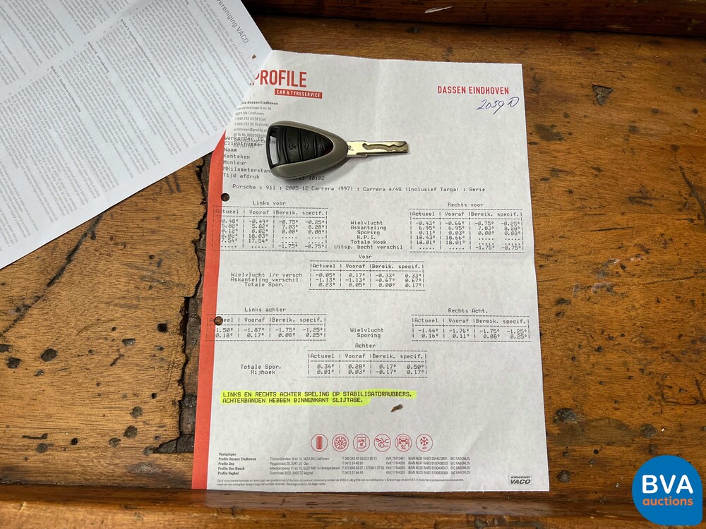Porsche 911 Targa 4S 3.8 SportChrono 355PS 2007 -Org. NL-, 72-TZ-KK.