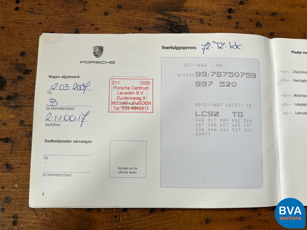 Porsche 911 Targa 4S 3.8 SportChrono 355PS 2007 -Org. NL-, 72-TZ-KK.