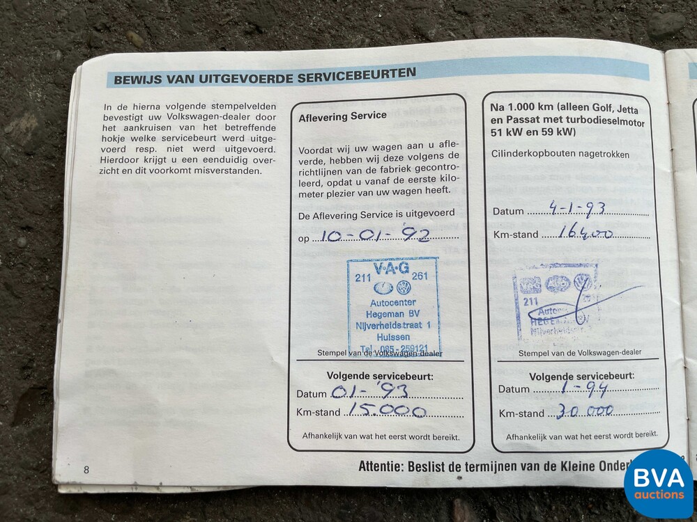 VolkswagenGolf 1.8 Cabrio 1992 -Org. NL-, DN-XZ-51.