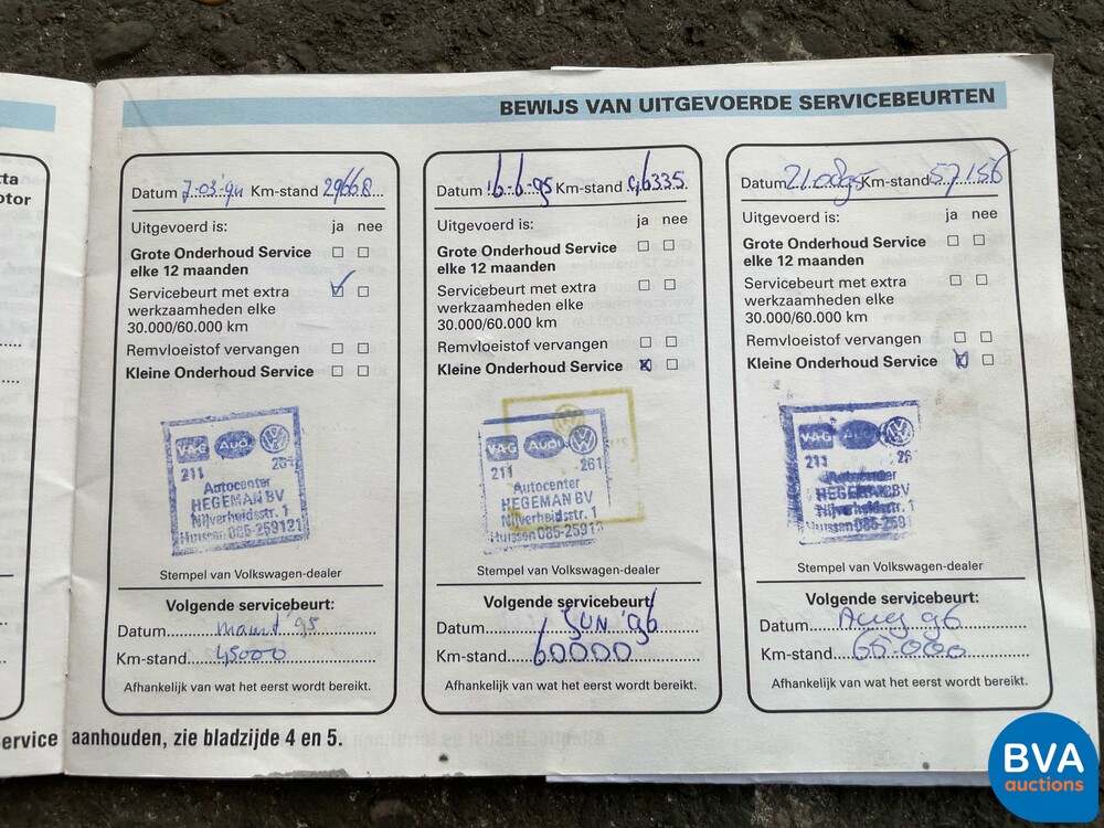 VolkswagenGolf 1.8 Cabrio 1992 -Org. NL-, DN-XZ-51.