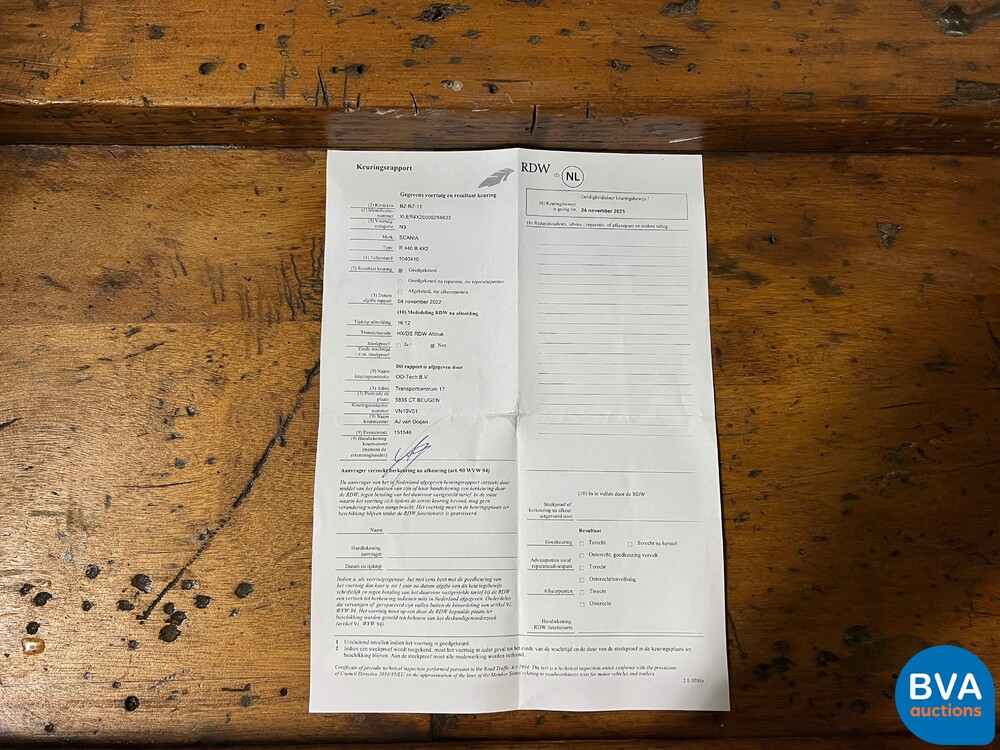 Scania R440 B 4x2 R449 Camper Vrachtwagen 440pk 2011, BZ-BZ-11