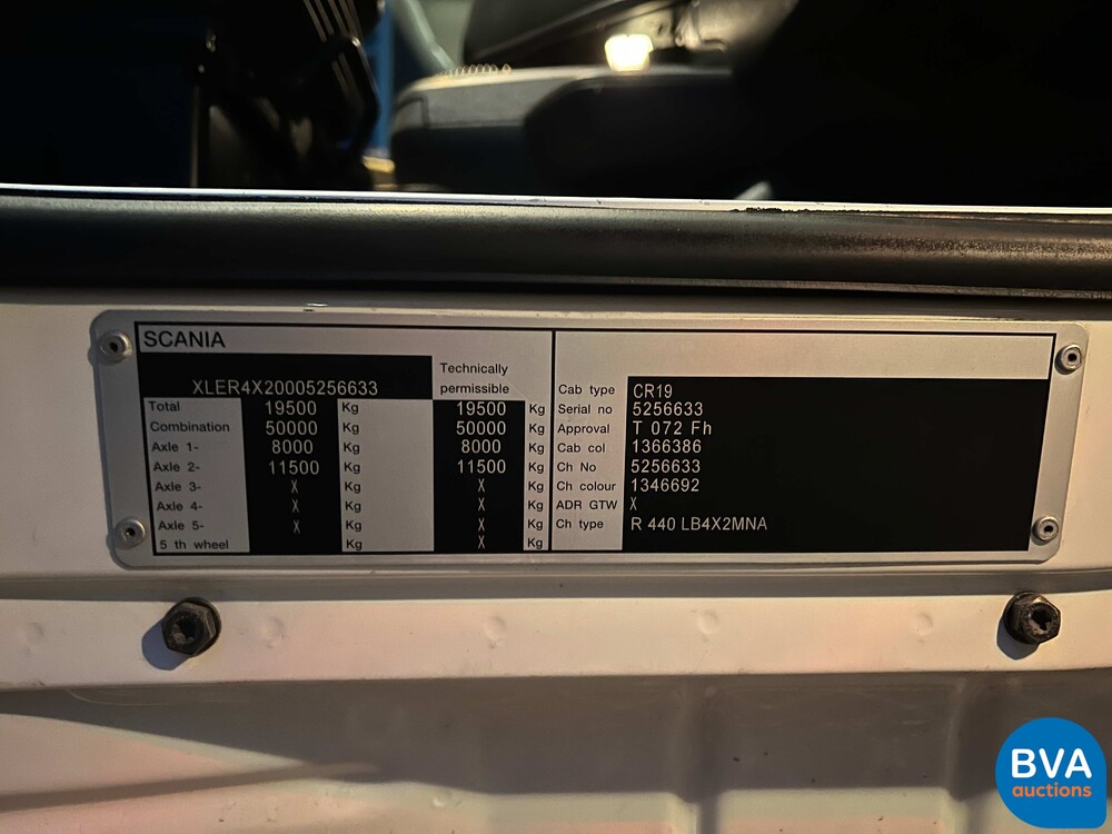 Scania R440 B 4x2 R449 Camper Vrachtwagen 440pk 2011, BZ-BZ-11